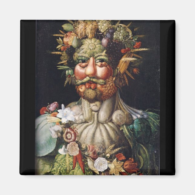 Aimant Giuseppe Arcimboldo Homme végétal (Vertumnus) (Devant)
