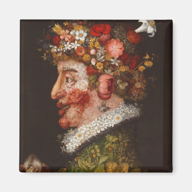 Aimant Giuseppe Arcimboldo - La Primavera (Devant)