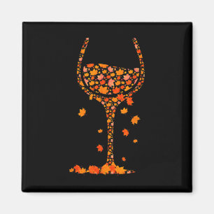 Aimant Gl De Vin Feuille D'Érable Automne Automne Automne