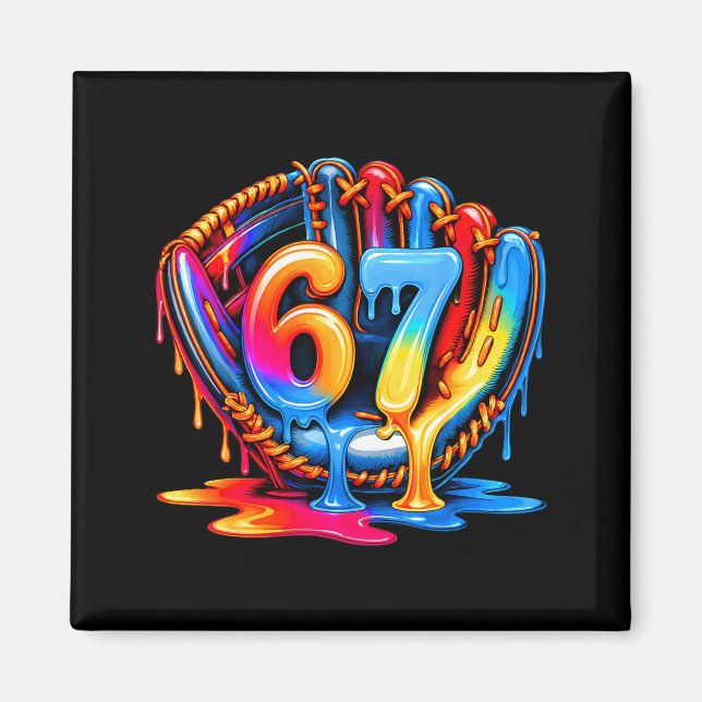 Aimant Glace Baseball Drip 67 Mode de vie baseball 101  (Devant)