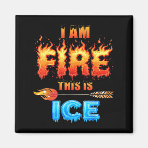 Aimant Glace Drôle C'Est Un Costume De Feu Halloween Fami