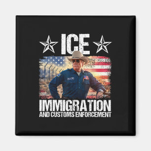 Aimant Glace Drôle Trump Immigration Et Douanes