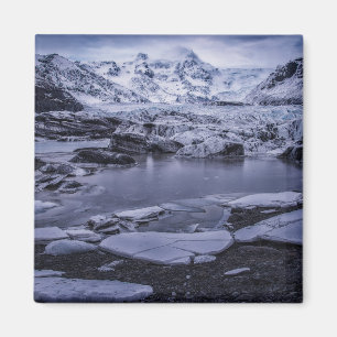 Aimant Glace et neige   Glacier Sólheimajökull, Islande