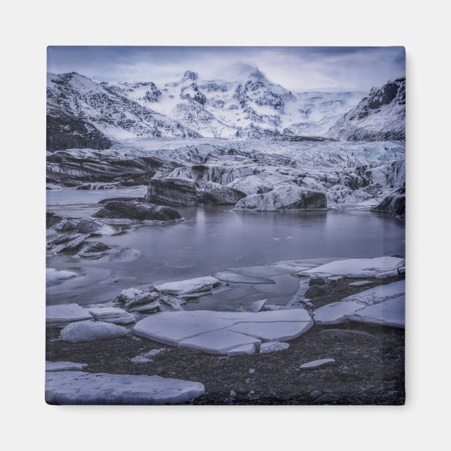 Aimant Glace et neige | Glacier Sólheimajökull, Islande (Devant)