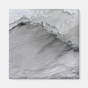 Aimant Glace marine et rues nuageuses dans la mer de Béri