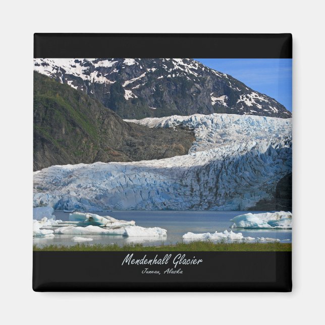 Aimant Glacier de Mendenhall / Juneau Alaska (Devant)