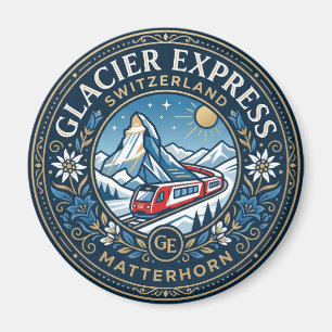 Aimant Glacier Express & Matterhorn, Suisse