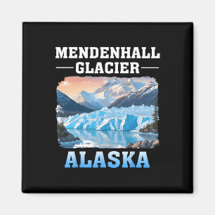 Aimant Glacier Mendenhall Alaska Randonnée Camping Extéri