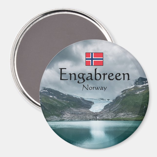 Aimant Glacier Svartisen Norvège (Recto/Verso)