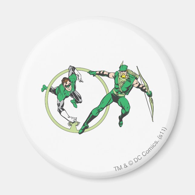 Aimant Gladiateur Emerald & Emerald Archer (Devant)