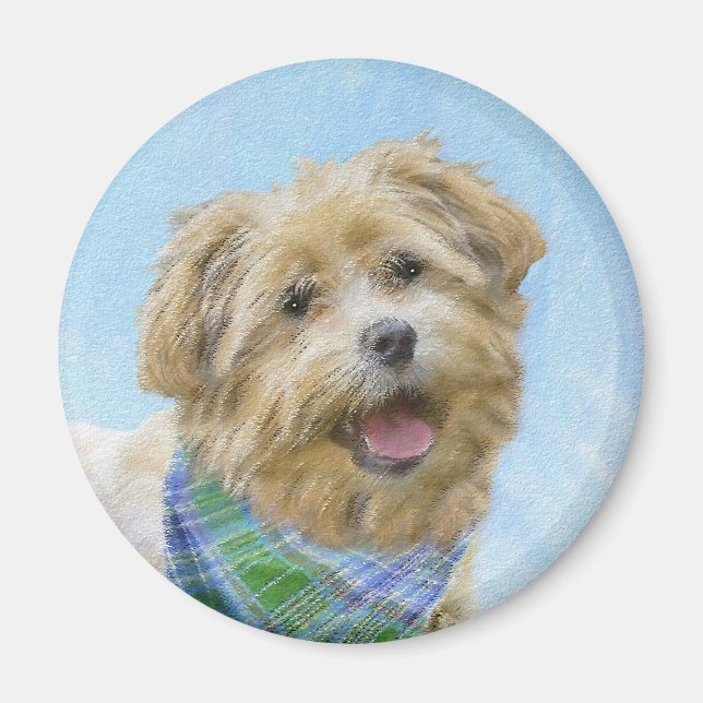 Aimant Glen of Imaal Terrier Peinture - Art original Chie (Devant)