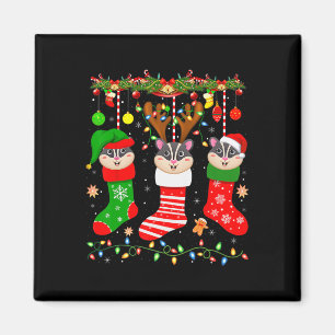 Aimant Glisse de sucre dans les chaussettes de noël illum