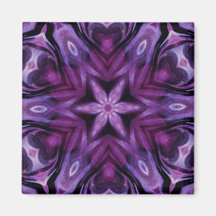 Aimant Glitterie Purple Kaleidoscope Coeurs Gradient