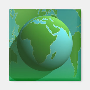 Aimant Globe de la terre