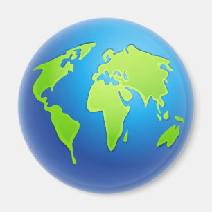 Aimant Globe du monde