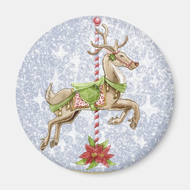 Aimant globe neigeux vintage (Devant)