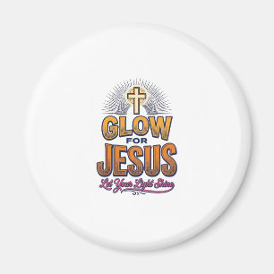 Aimant Glorifiez Jésus Laissez Votre Lumière Briller Chri