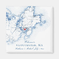 Gloucester Massachusetts Carte Mariage Faveur