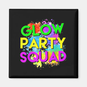 Aimant Glow Party Squad Halloween Costume Pour Femmes Hom