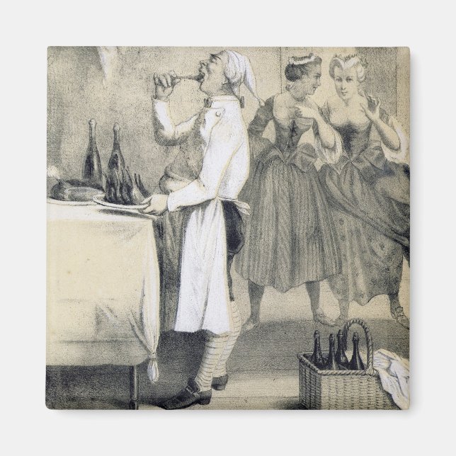 Aimant gluttony in the Kitchen, from a series of prints d (Devant)