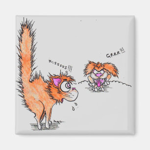 Aimant Gnôle le chat