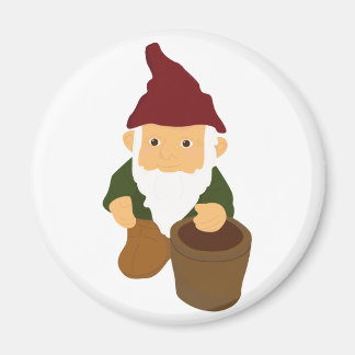Aimant Gnome avec seau