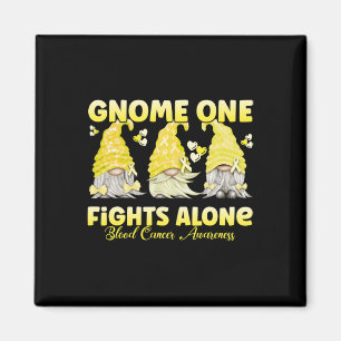 Aimant Gnome One combat seul Cancer du Sang Jaune