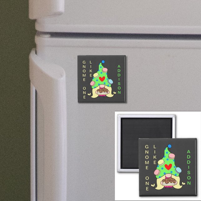 Aimant Gnome One Like Your Name Cookies Casquette Cake He (Créateur téléchargé)