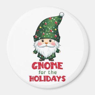 Aimant Gnome Pour Les Vacances Drôle & Adorable Noël