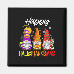 Aimant Gnomes Hallothanksmas Halloween Thanksgiving Chris