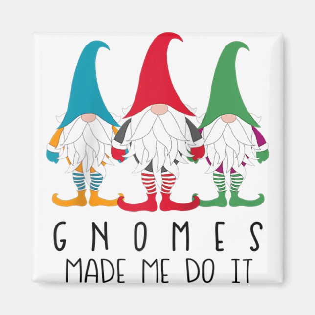 Aimant Gnomes m'a fait le faire normaux père Noël gnome n (Devant)