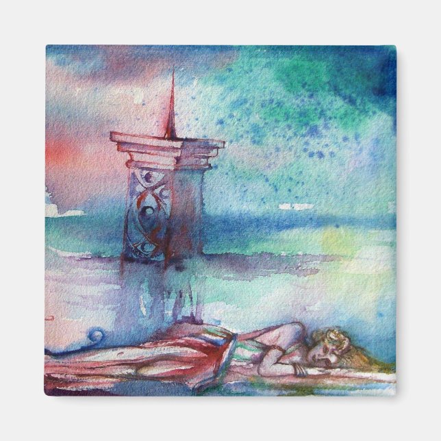 AIMANT GNOMON ET DAME DU LAC (Devant)