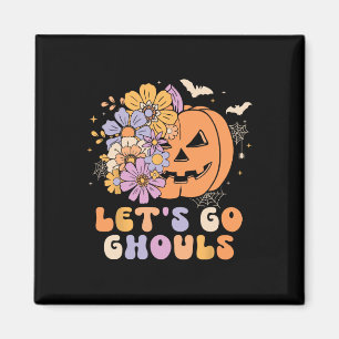 Aimant Go Ghouls Halloween Costume Citrouille Retro Gr