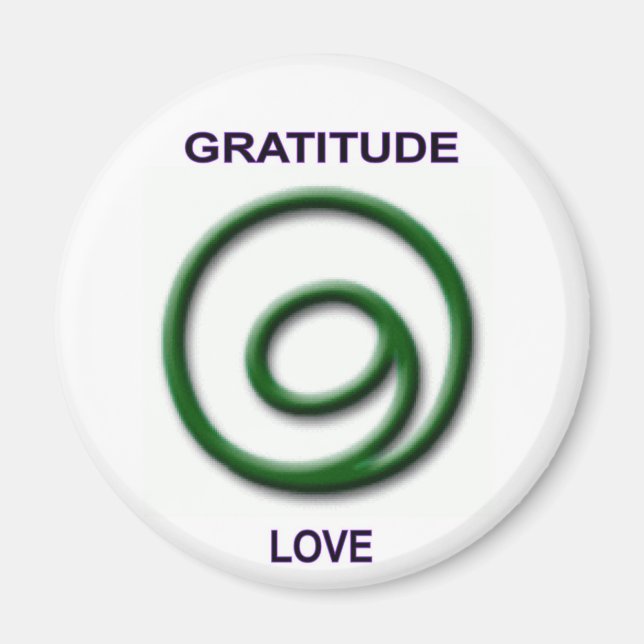 Aimant Go Gratitude magnétique (Devant)