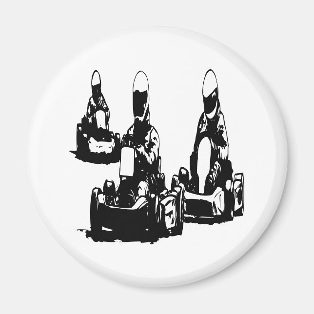 Aimant Go Kart Racing (Devant)