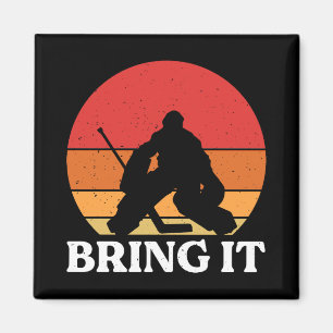 Aimant Goalie De Hockey Sur Glace