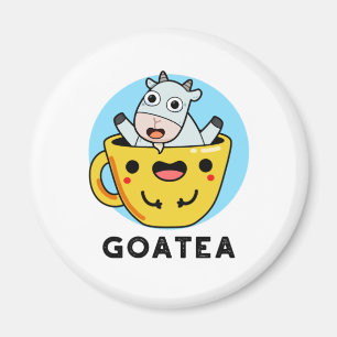 Aimant Goatea Funny Goat Tea Pun