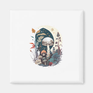 Aimant Goblincore esthétique et cottagecore botanique cha