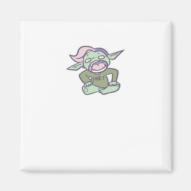 Aimant Goblincore Fart Goblin Classic (Devant)