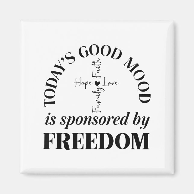 Aimant God Family Country Dom Faith Dom Family Love Cross (Devant)