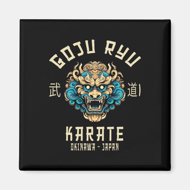 Aimant Goju Ryu Martial Arts Clothing Co. Goju Ryu Karate (Devant)