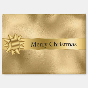 Aimant Gold Glam Ribbon et Bow Christmas