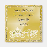 Gold Princess Coach & Horses Enregistrer La Date 1