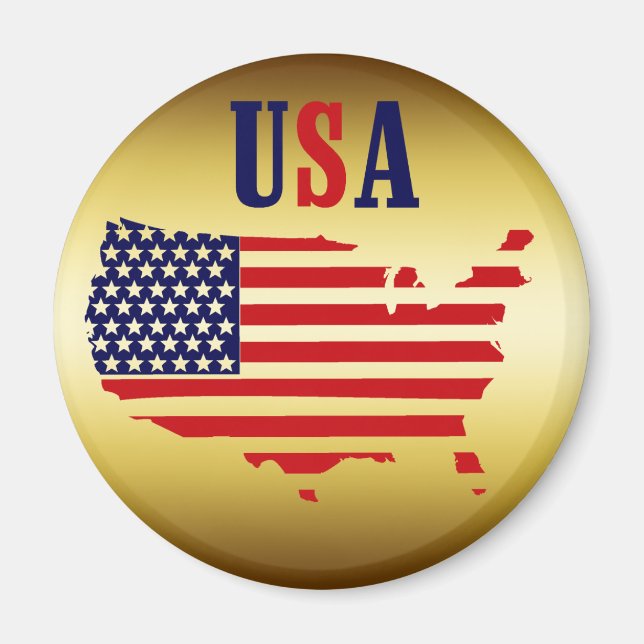 AIMANT GOLD USA MEDALLION (Devant)