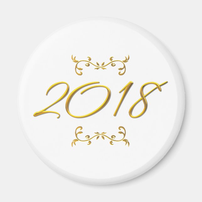 Aimant Golden 3-D Look 2018 (Devant)