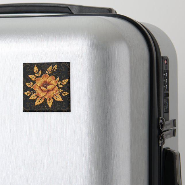 Aimant Golden Bloom Floral (In Situ (Bagages))