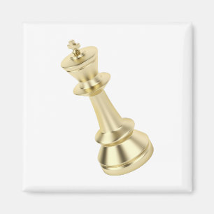 Aimant Golden chess king