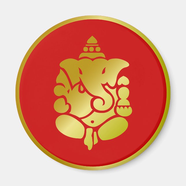 Aimant Golden Ganesha (Devant)