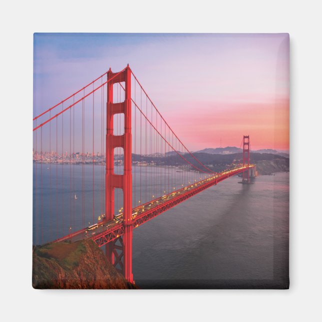 Aimant Golden gate bridge throw pillow (Devant)
