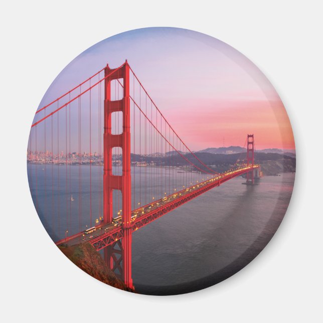 Aimant Golden gate bridge throw pillow (Devant)